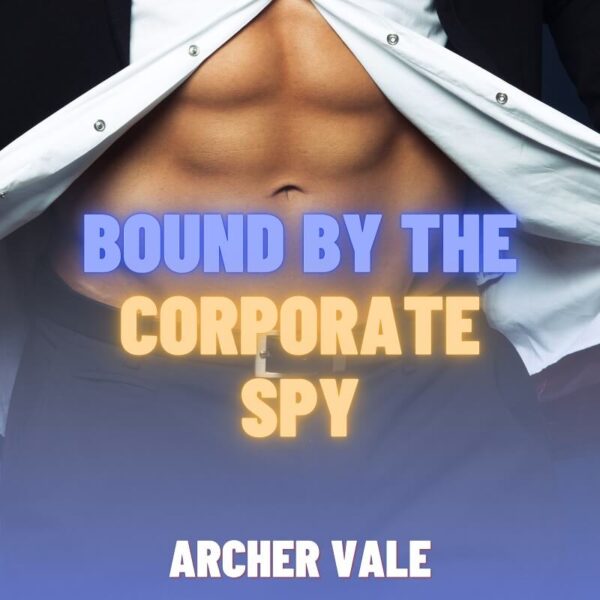 eBook cover showing a young office worker stripping his suit for gay gooner brainwashing.